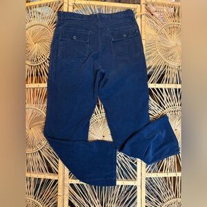 Vintage Navy‎ Corduroy Pants – 80s Carpenter Style High Rise – Grandpa Workwear
